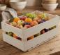 Preview: Holzsteige natur 39x26x16 cm, Weinkiste Apfelkiste Obstkiste Holzkiste Holzbox