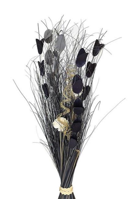Dekobündel grau + schwarz, ca. 100 cm hoch, Naturdeko, Dekozweige