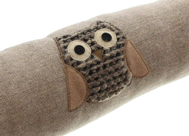 Zugluftstopper "Eule" für Fenster & Tür, Türbodendichtung, Fensterdichtung, Türdichtung, Windstopper