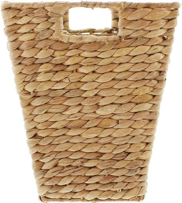 Preview: Papierkorb aus Bananenblatt, 25x25x31 cm, Büropapierkorb, Abfalleimer, Mülleimer
