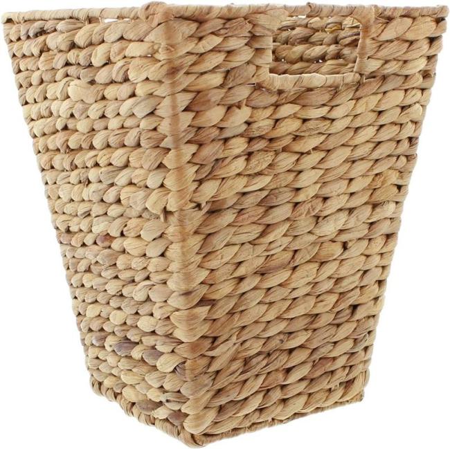 Papierkorb aus Bananenblatt, 25x25x31 cm, Büropapierkorb, Abfalleimer, Mülleimer