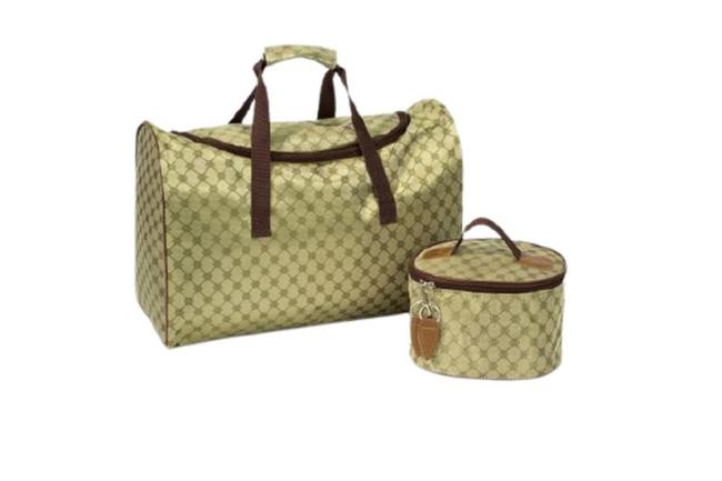 Preview: Reise-Set: kleine Reisetasche / Handgepäckttasche + Kosmetikkoffer