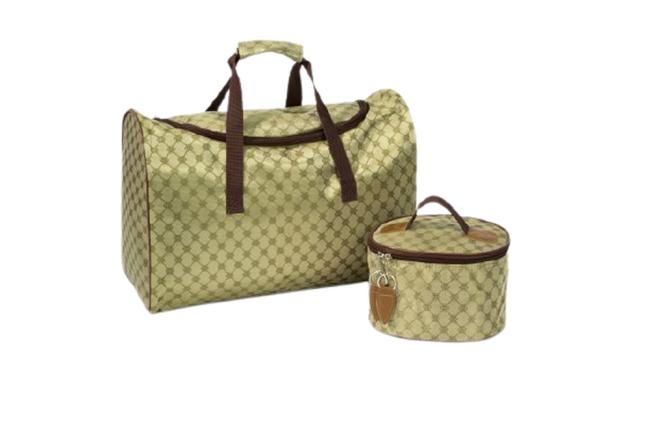 Reise-Set: kleine Reisetasche / Handgepäckttasche + Kosmetikkoffer