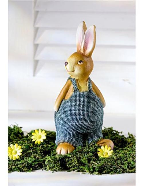 Preview: 3 Osterhasen im Set: Hase mit Geige, Hasen Junges + Deko Hase, Oster Figur