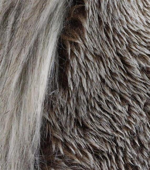 große Dekofigur "Rentier" mit Fell, 69 cm hoch, Weihnachtsdeko stehend, Tierfigur