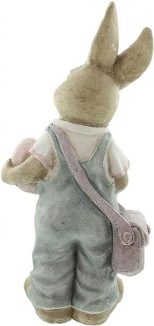 Preview: großer Dekohase "Eiermaler", 48 cm hoch, Osterdeko, Ostern, Hasendeko