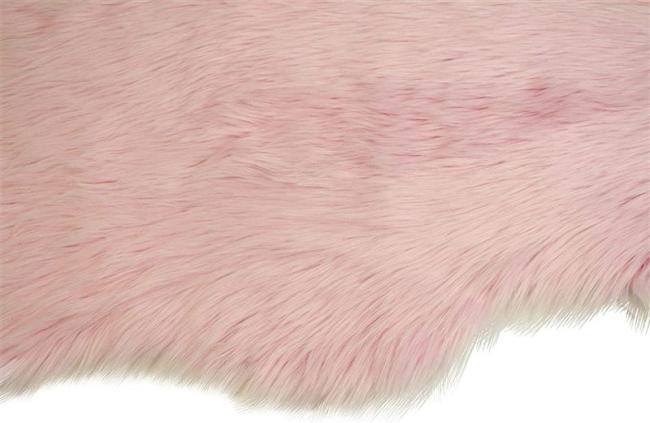 Kunstfell "Softpink" rosa, 65x90 cm, Dekofell, Teppich, Sitzauflage
