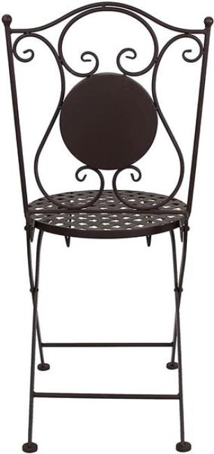 Metall Klappstuhl "Mare" mit Stein Mosaik im Antik Design, Gartenstuhl