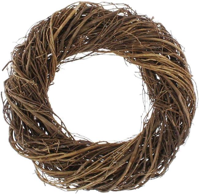 großer Reisigkranz Ø 47 cm, Wandkranz, Türkranz, Dekokranz