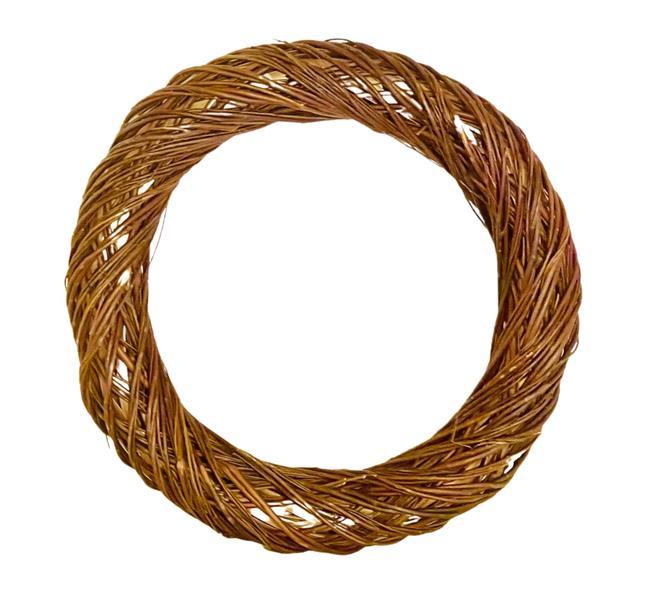 großer Reisigkranz Ø 47 cm, Dekokranz für Drinnen & Draußen, Türkranz, Naturkranz, Wandkranz