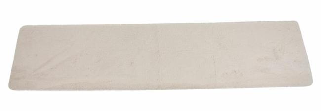 Preview: Tischläufer "Samtweich" 33x140 cm, creme mit flauschigem Kunstfell, Mitteldecke