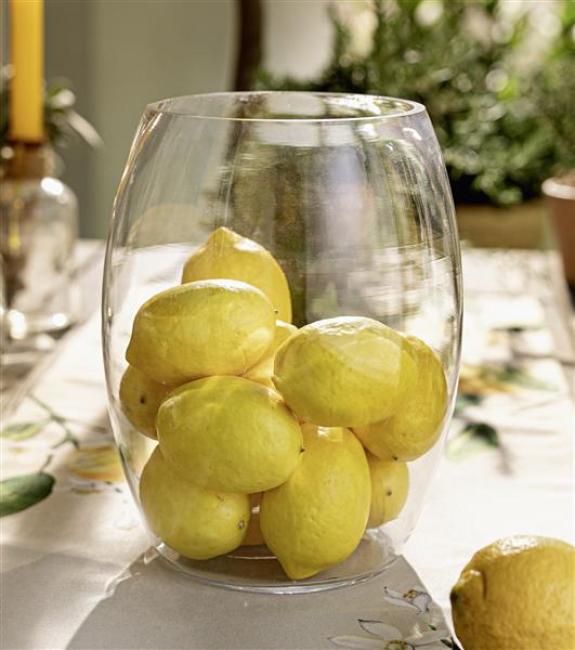 Preview: große Vase "Grande" aus Glas, 25 cm hoch, Glasvase, Dekoglas, Blumenvase, Dekovase