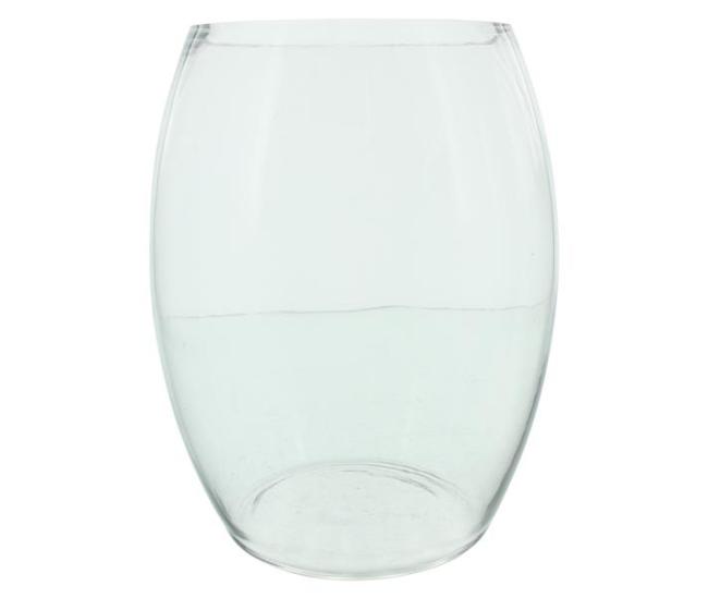Preview: große Vase "Grande" aus Glas, 25 cm hoch, Glasvase, Dekoglas, Blumenvase, Dekovase