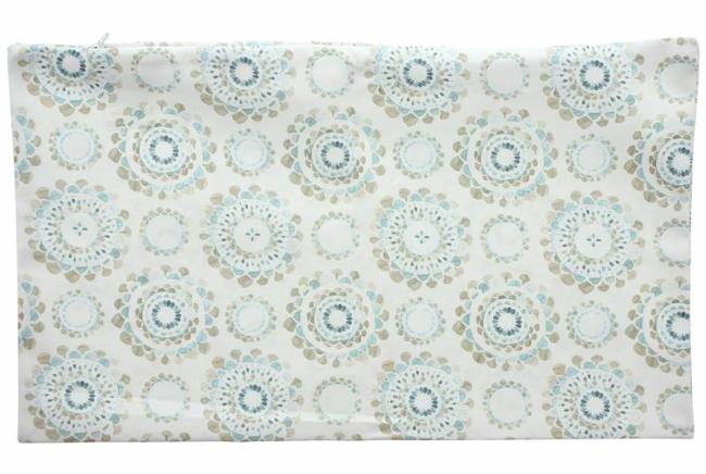 Preview: Kissenhülle "Light Living" creme mit Alloverprint, 50x30 cm Kissenbezug