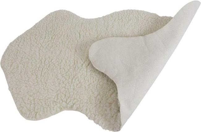 Preview: Kunstfell "Lamm" in beige, 60x90 cm, Dekofell, Teppich, Sitzauflage