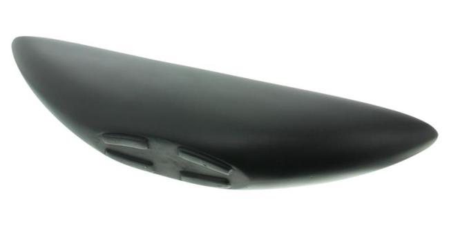 Dekoschale "Modern" in schwarz, 63 cm lang, Pflanzschale, Snackschale, Schale, Kerzenleiste, Tischdeko