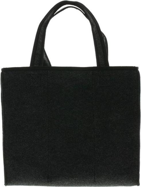 Preview: Flaschenträger "Anthrazit" aus Filz für 6 Flaschen, Flaschentasche, Bottlebag, Filztasche, Getränketasche