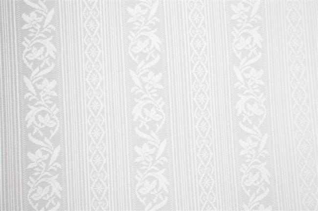 Vorhang "Romantique" in weiß, 140x245 cm mit Stickerei, Stangendurchzug, Dekoschal, Wohnzimmer Gardine