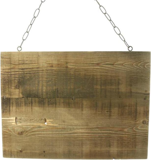 Schild "Lieblingsplatz" aus recyceltem Holz mit Glasvase, Wanddeko mit Schriftzug, Wandschmuck, Wandbild