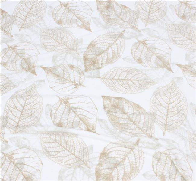 Kuscheldecke "Blätter" extra weich, 140x200 cm, weiß, Flanell Decke, Sofadecke mit Fransen, Couchdecke, Wohndecke