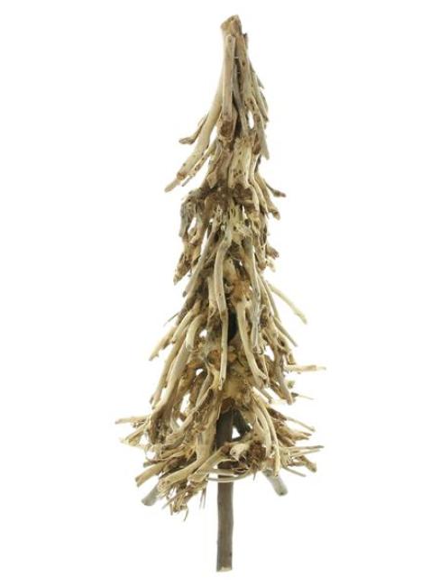 Preview: Tannenbaum "Wurzelholz" 78 cm hoch, Weihnachtsbaum Alternative, Christbaum aus Holz für Innen