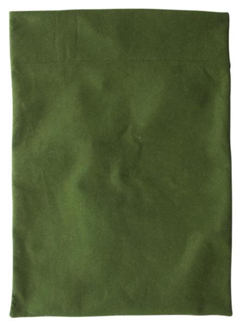 Preview: Geschenksack "Wichtel" aus Filz, grau / grün, 51x68 cm groß, Geschenkbeutel, Filzbeutel