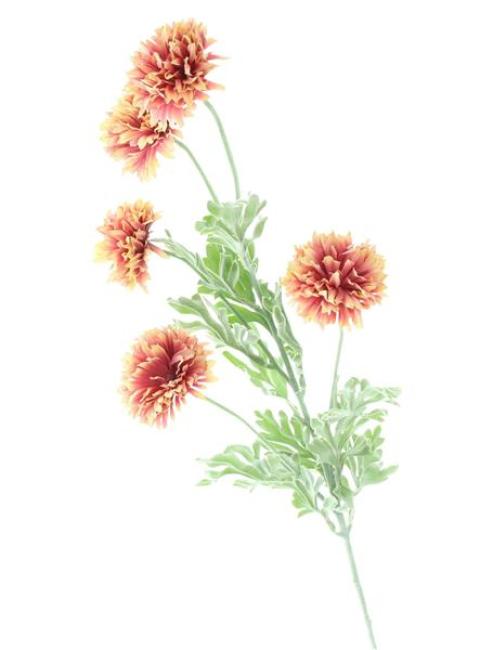 3x Kunstblume "Dahlie" 70 cm hoch, Dekozweige, Kunstpflanze, Kunstzweige