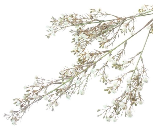 2x Kunstpflanze "Schleierkraut" mit Blüten in rosa und weiß, 83 cm, Dekozweige, Kunstblume, Dekoblume