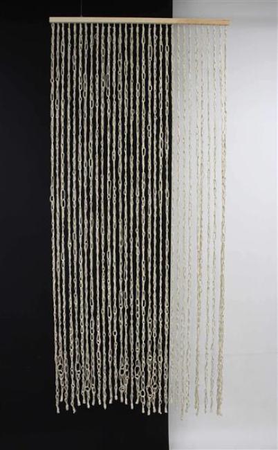Preview: Türvorhang "Cotton" aus Baumwolle, 90x200 cm, Balkontür Insektenschutz Vorhang, Fliegenvorhang, Fadenvorhang