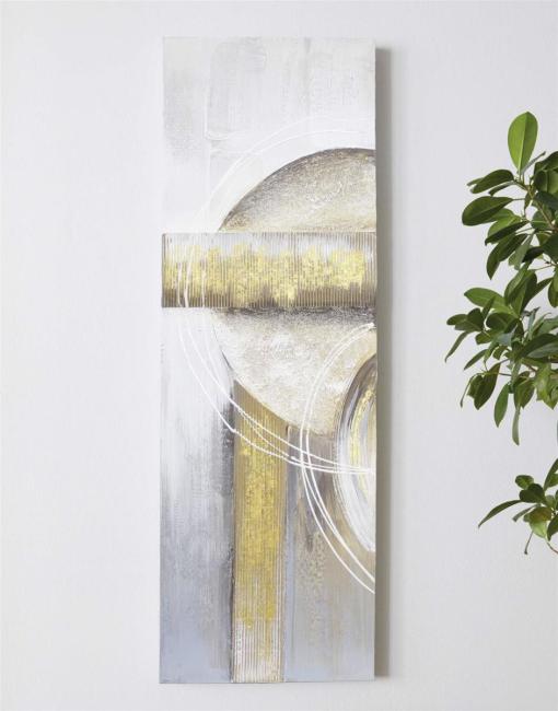 Wandbild "Modern", Leindwandbild 30 x 90 cm, Bild auf Leinwand für Wohnzimmer, Schlafzimmer, Küche, Wanddeko