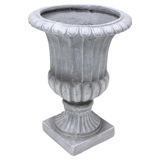 Preview: Amphore "Antiqua" Garten Pflanzgefäß in Antik Stein Optik, 51 cm hoch, Outdoor Blumentopf, Pflanztopf für Draußen