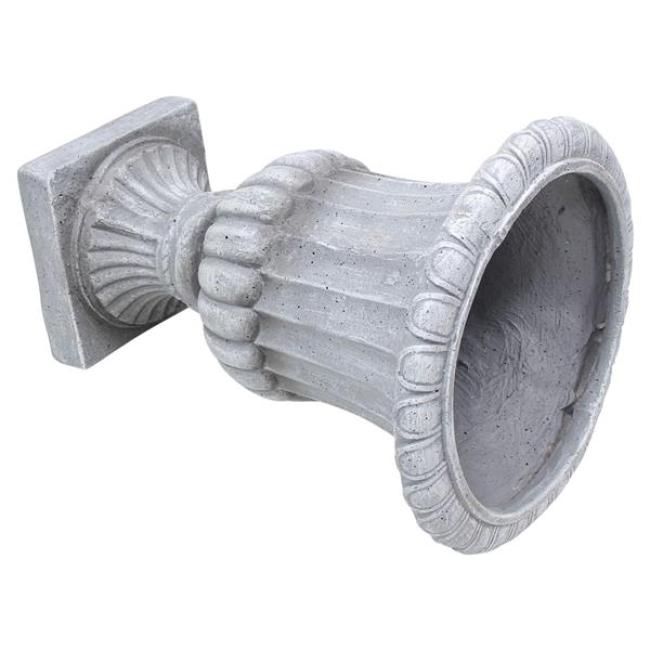 Amphore "Antiqua" Garten Pflanzgefäß in Antik Stein Optik, 51 cm hoch, Outdoor Blumentopf, Pflanztopf für Draußen
