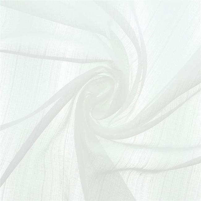 Dekoschal in Leinenoptik, weiß, 140x250 cm, Schlaufenschal