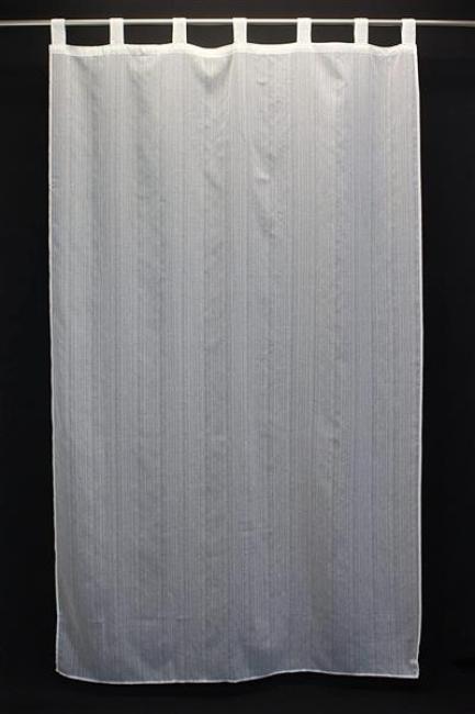 Dekoschal in Leinenoptik, weiß, 140x250 cm, Schlaufenschal