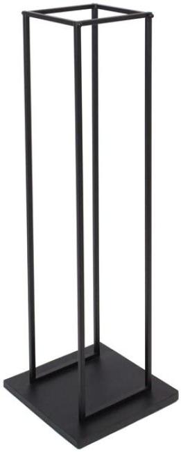 Preview: Kaminholz Ständer "Modern" aus Metall, schwarz, Holzständer, Holzlager