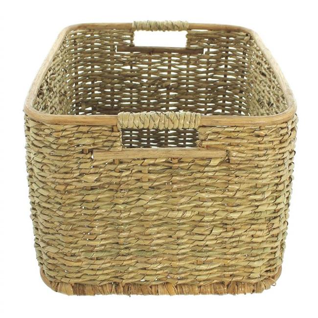 Preview: Aufbewahrungskorb aus Rattan 40x30x23 cm, Schrankkorb, Regalkorb, Flechtkorb