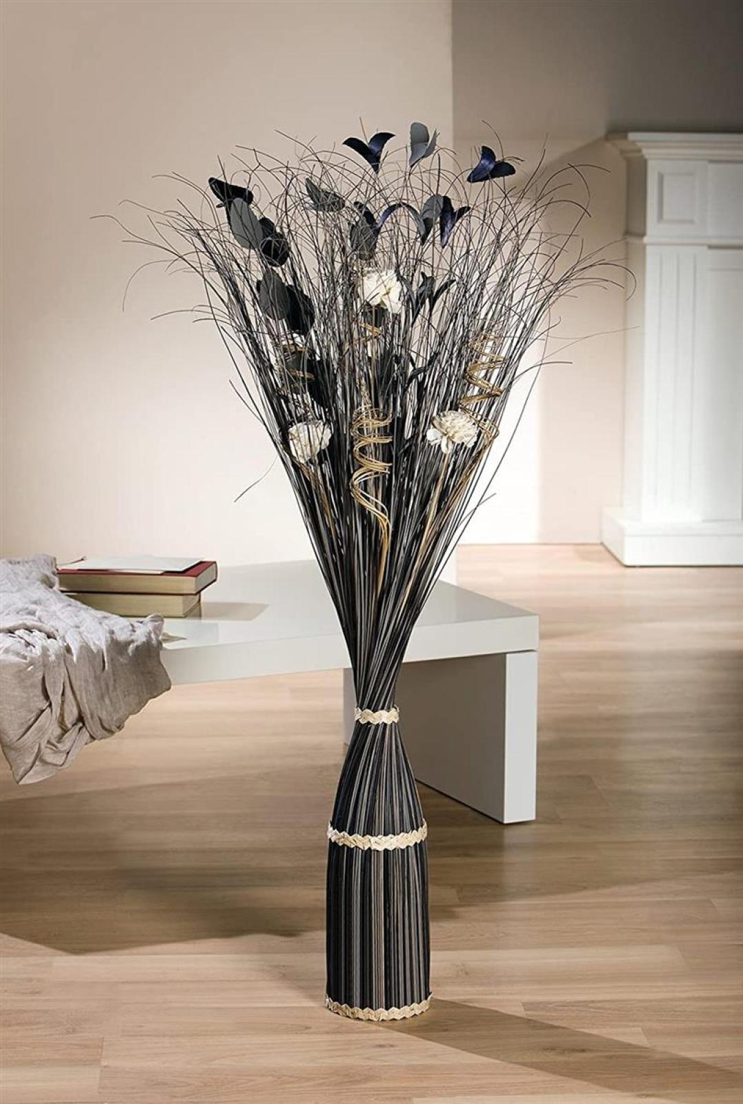 Dekobündel grau + schwarz, ca. 100 cm hoch, Naturdeko, Dekozweige