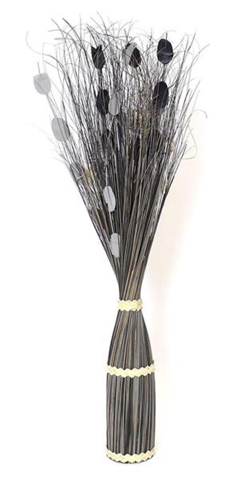 Dekobündel grau + schwarz, ca. 100 cm hoch, Naturdeko, Dekozweige