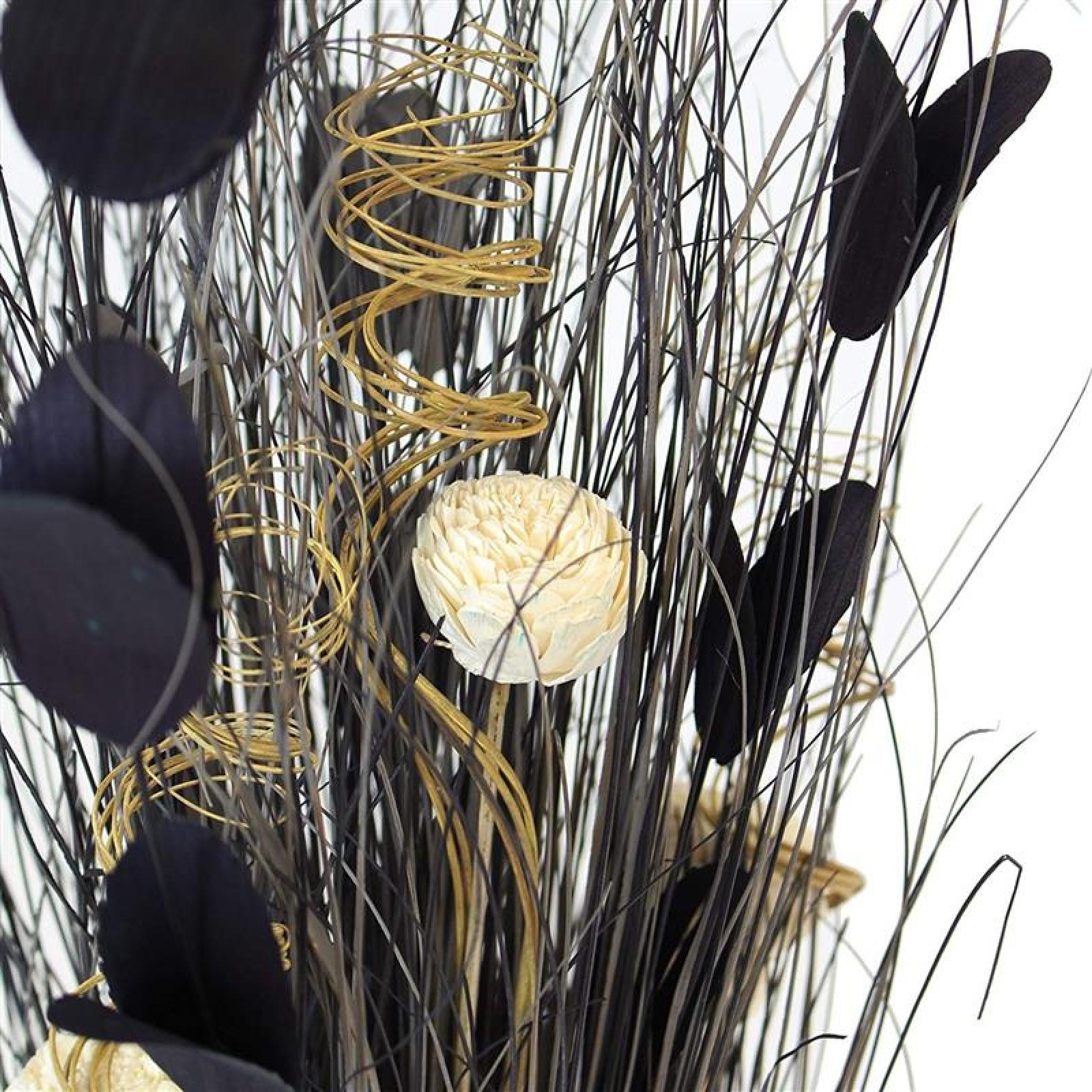Dekobündel grau + schwarz, ca. 100 cm hoch, Naturdeko, Dekozweige