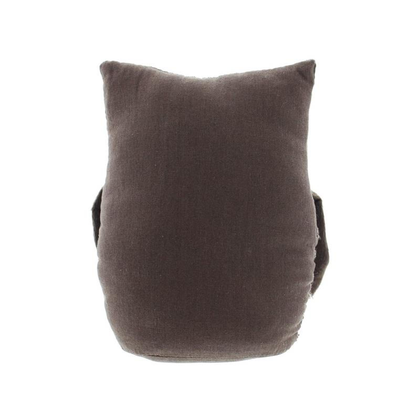 Türstopper "Eule Egon" mit 1,5 kg schwerer Füllung, Türpuffer, Türfeststeller, Fensterstopper