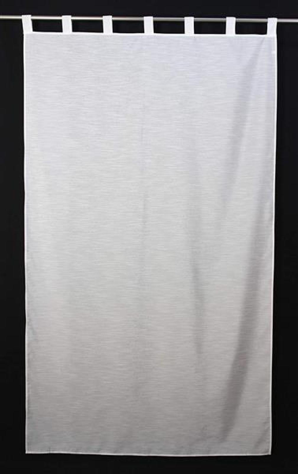 Dekoschal "Light" 140x245 cm, weiß, Schlaufenschal, Vorhang, Gardine