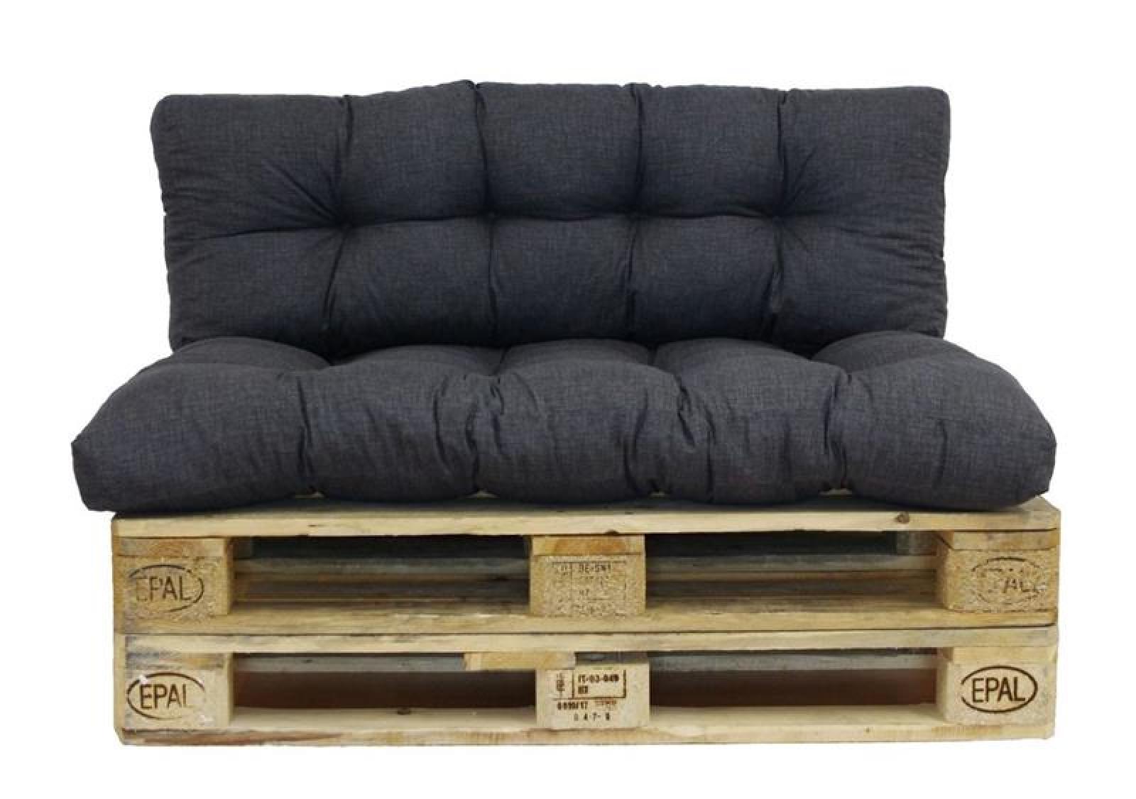 Paletten Sitzkissen “Chillout”, antrazit, Auflage, Sitzpolster