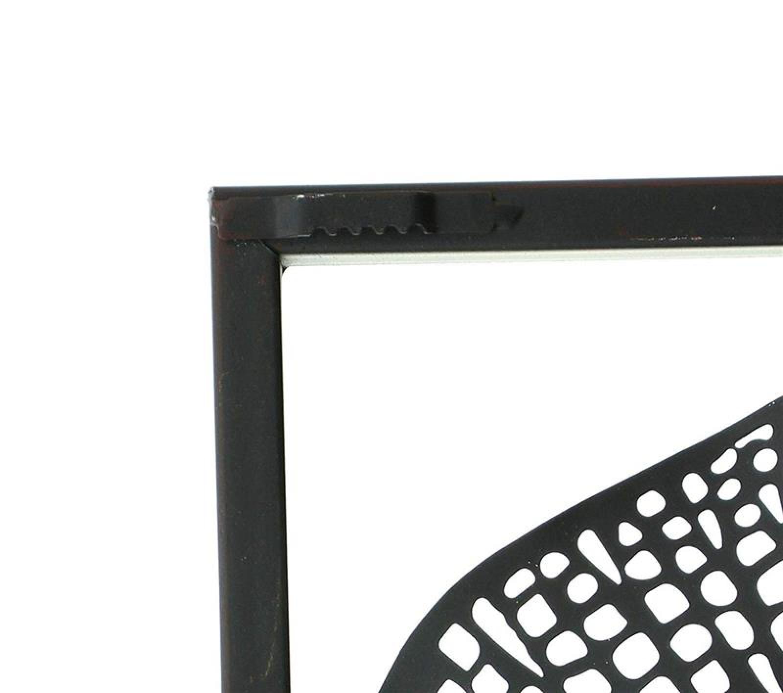 3D Wandbild "Lotus" aus Metall, 100x50 cm, Wandschmuck, Wanddeko, Metallbild, Deko-Objekt