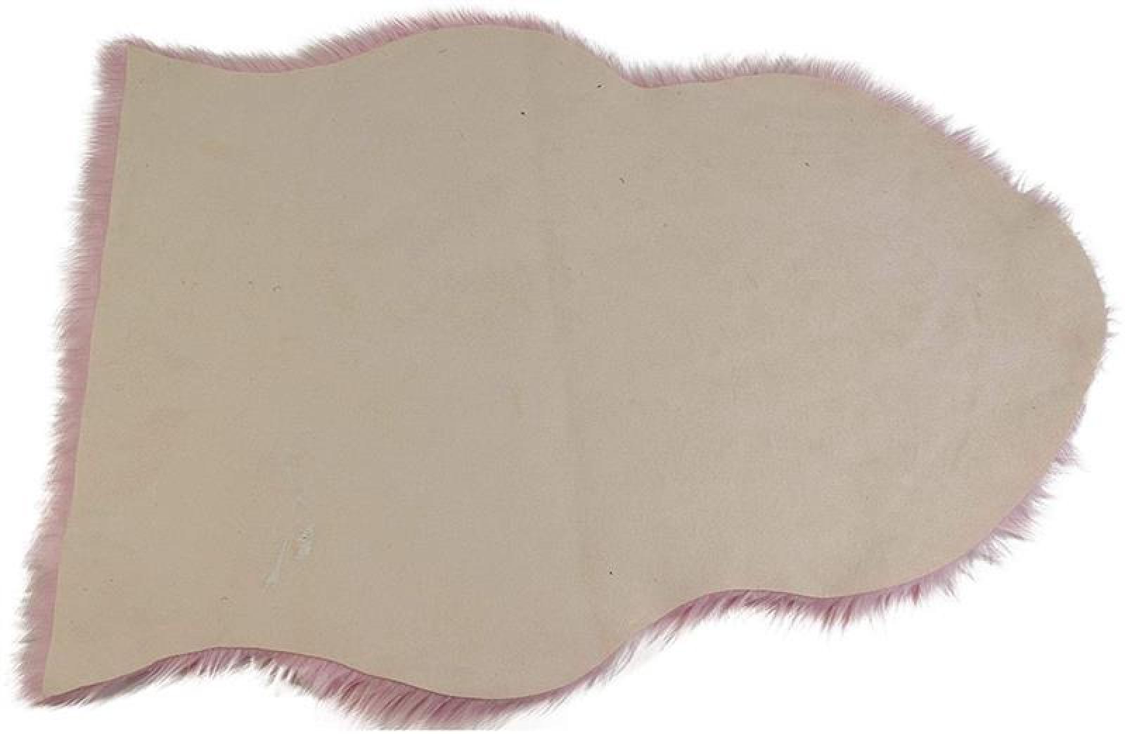 Kunstfell "Softpink" rosa, 65x90 cm, Dekofell, Teppich, Sitzauflage