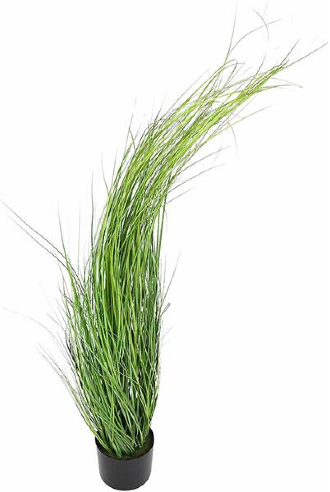 Kunstpflanze "Gras" 120 cm hohe künstliche Zierpflanze, Dekogras, täuschend echt