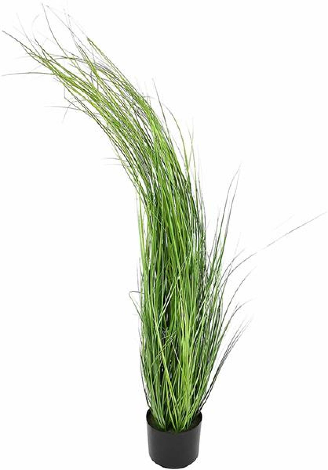 Kunstpflanze "Gras" 120 cm hohe künstliche Zierpflanze, Dekogras, täuschend echt