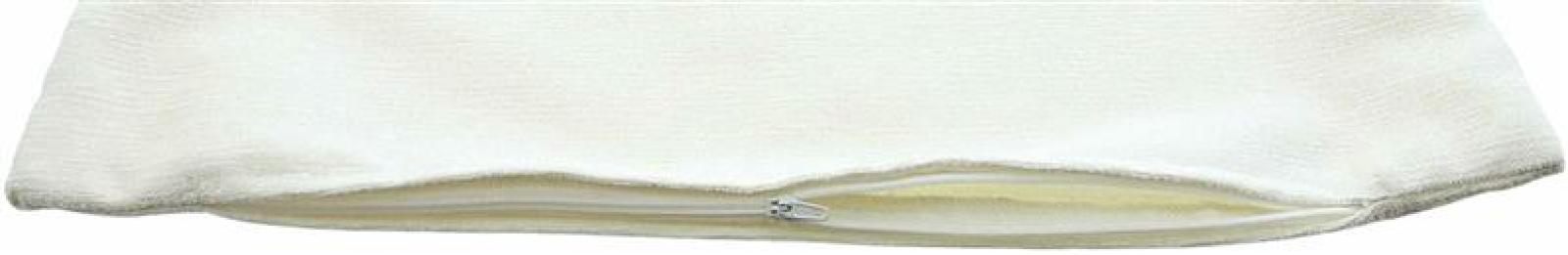 Kissenhülle "Offwhite", 2er Set, 45x45 cm, weicher Kissenbezug für Sofa, Couch