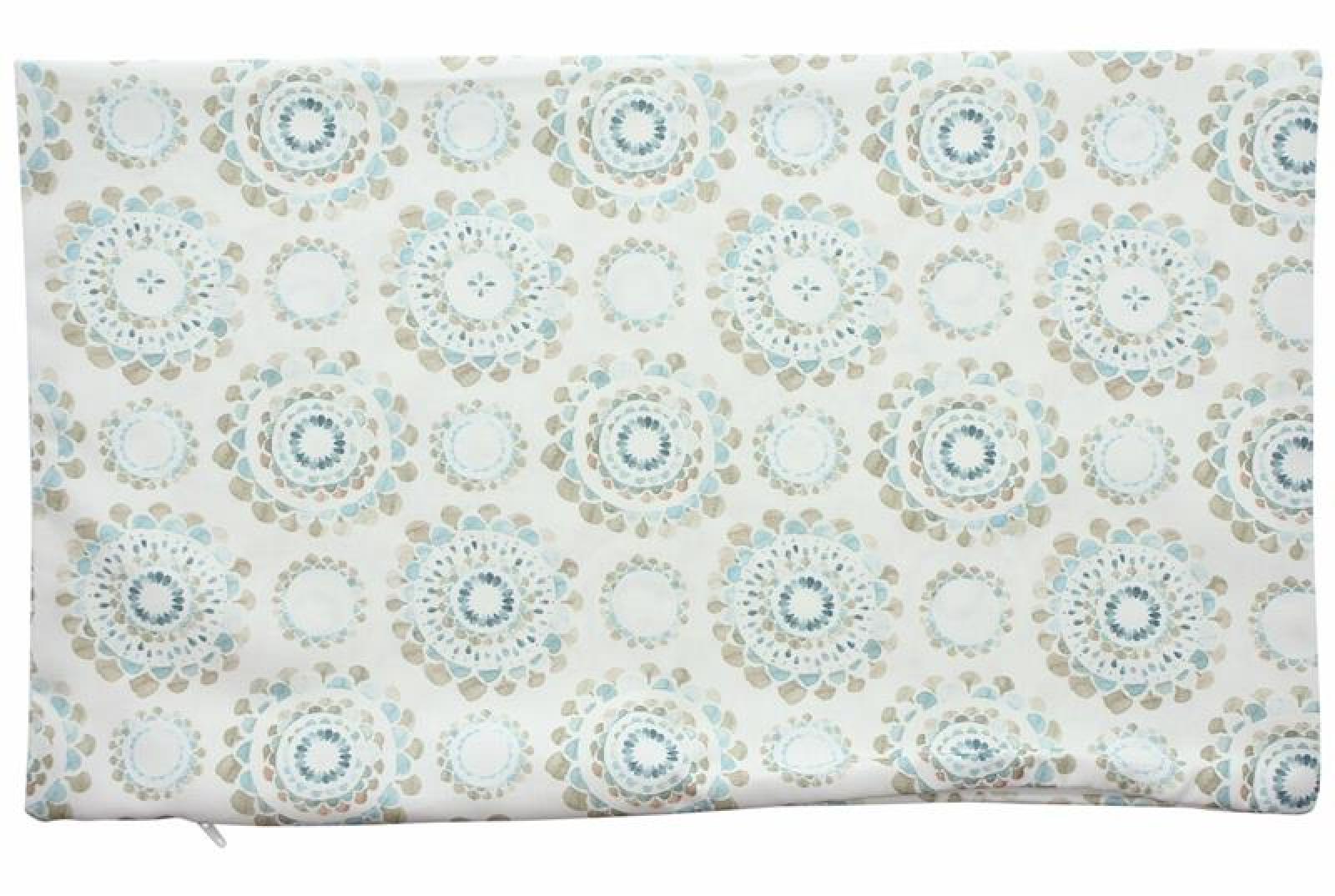 Kissenhülle "Light Living" creme mit Alloverprint, 50x30 cm Kissenbezug
