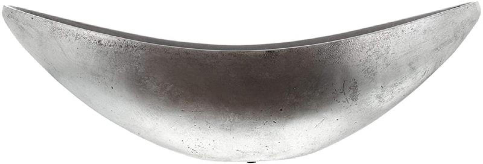 große Pflanzschale "Silber" 60 cm lang, Pflanzgefäß im Antik Look, Blumenschale, Pflanzgefäß, Dekoschale