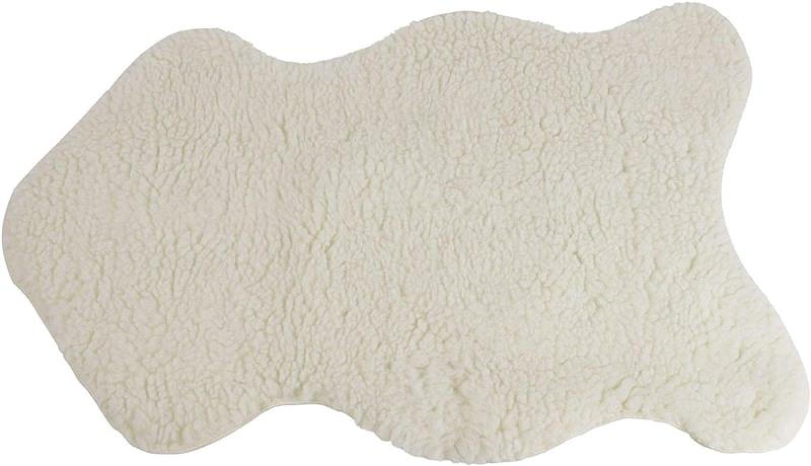 Kunstfell "Lamm" in beige, 60x90 cm, Dekofell, Teppich, Sitzauflage